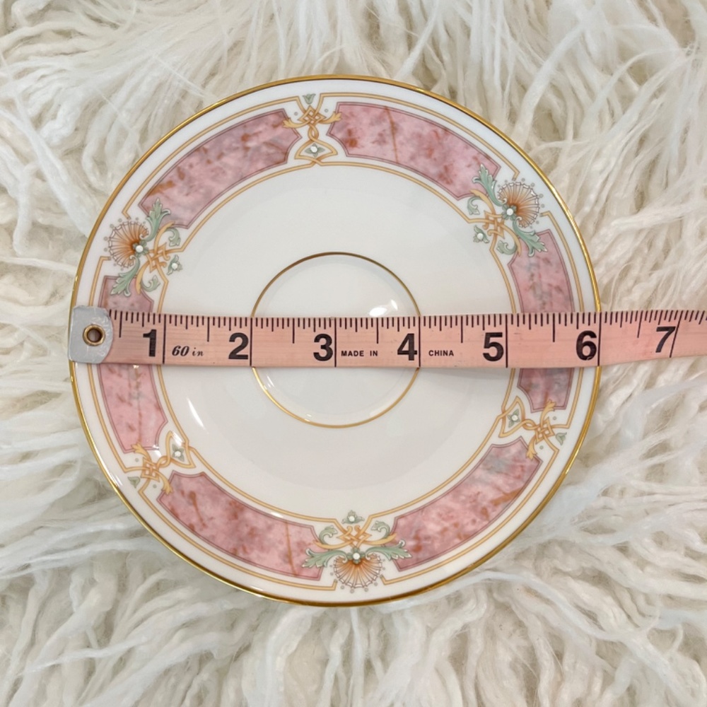 Lenox "Venetian Marble set of Saucer & footed cup" - Picture 2 of 4